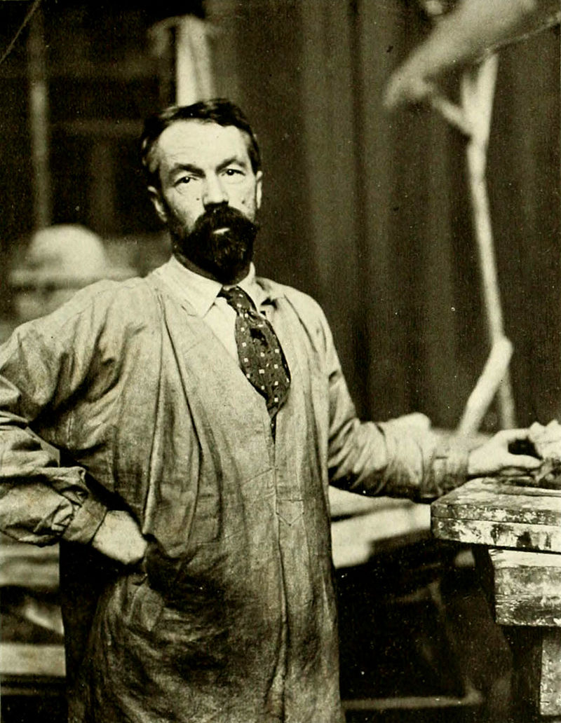 Sculptor Karl Bitter as he appeared in the early 1900s