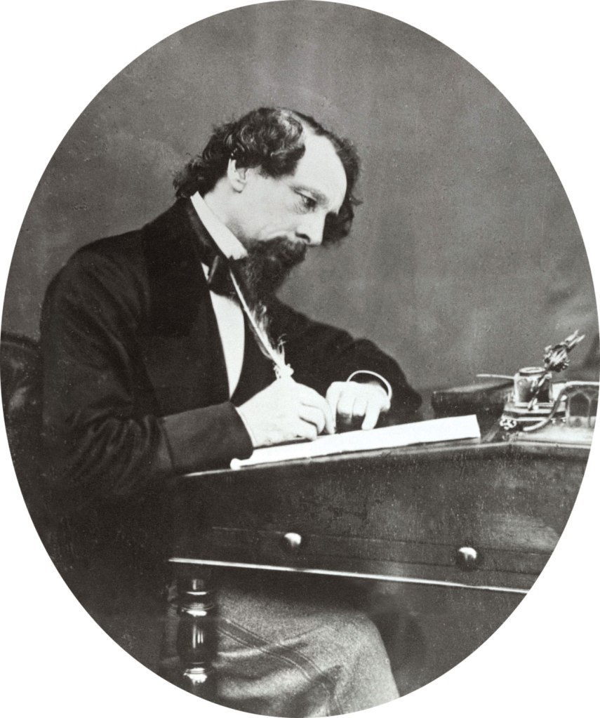Photograph of Charles Dickens.