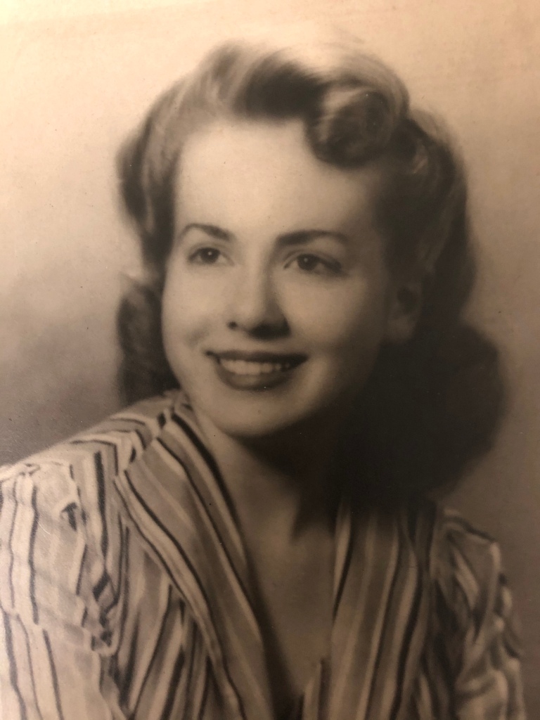 Bette Jackson Bono in 1943 or 1944